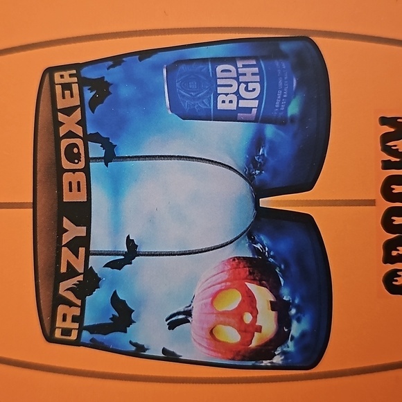 Halloween CRAZY Boxer Briefs Men's Bud Light  Boxers Creepy Size XL - Picture 2 of 5